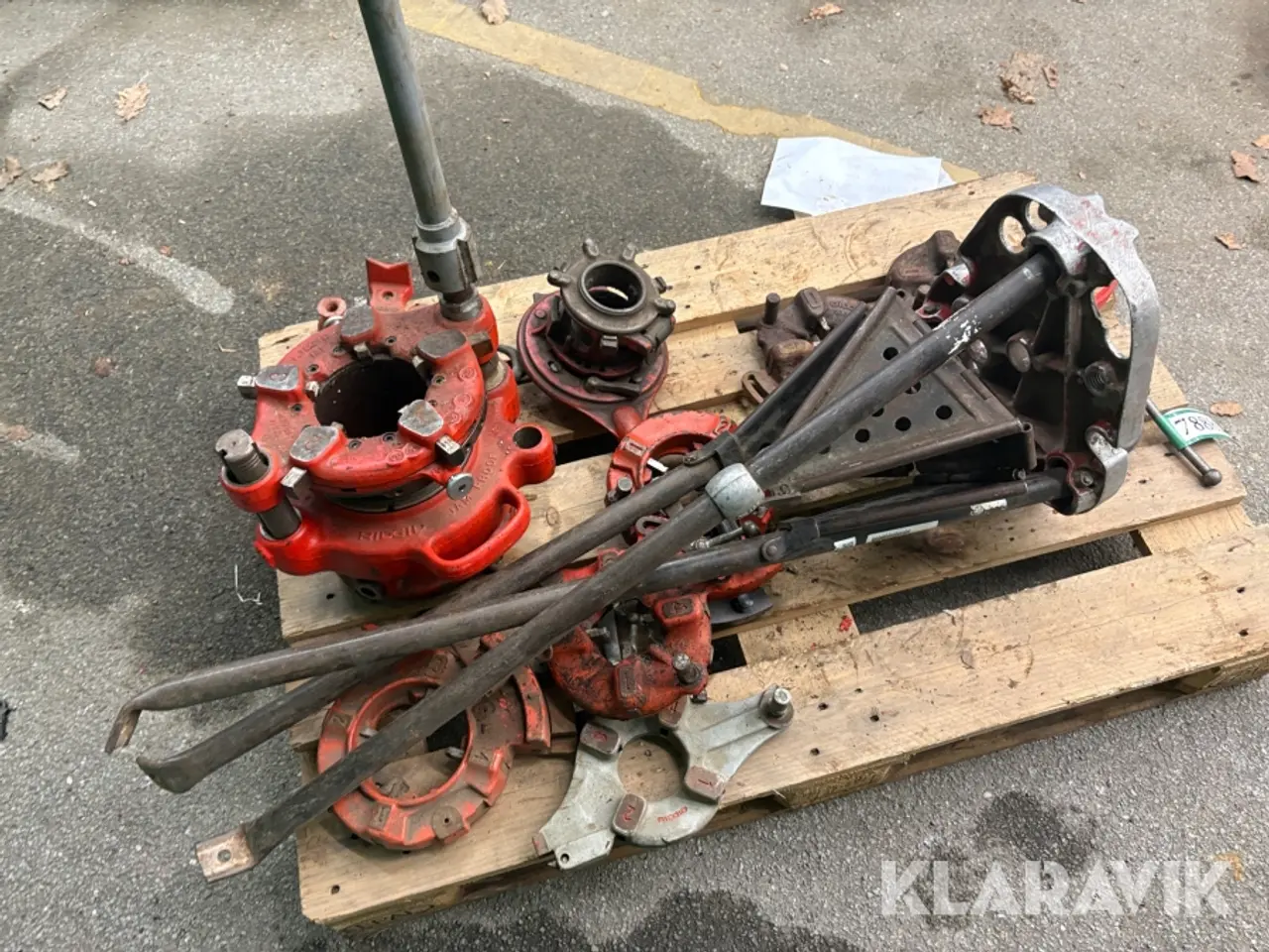 Billede 3 - Værktøj til gevindskæring Ridgid - 1 palle