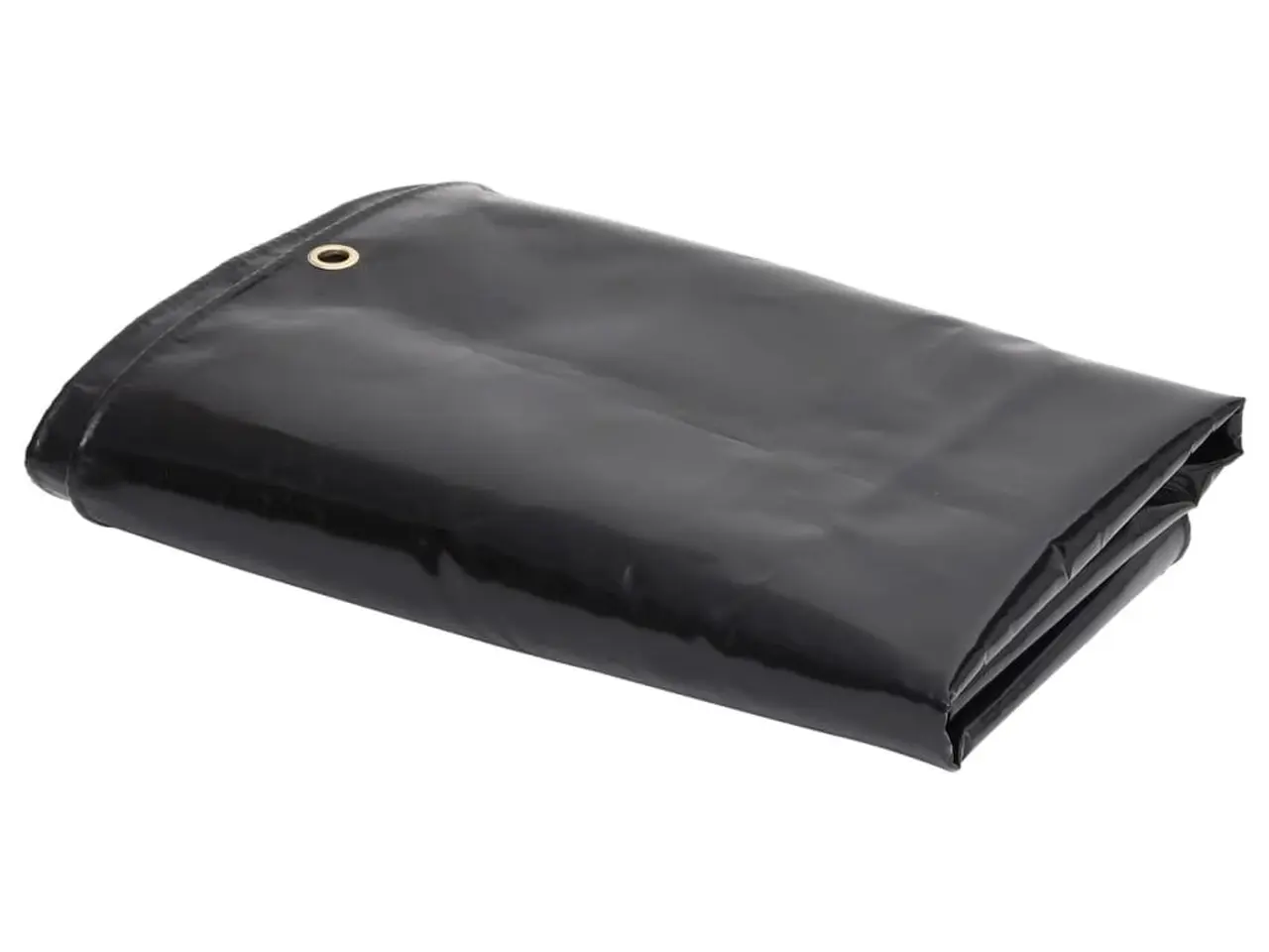 Billede 1 - Presenning 2×3 m - 650 g/m², sort vandafvisende tarp