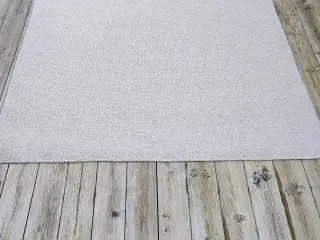 Tæppe rektangulært beige  145 x 190 cm