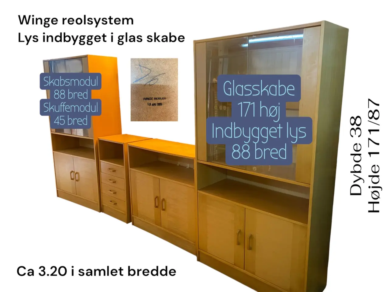 Billede 1 - Reol system