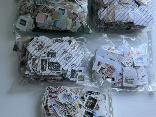Tusindvis af Danske og Engelske Frimærker