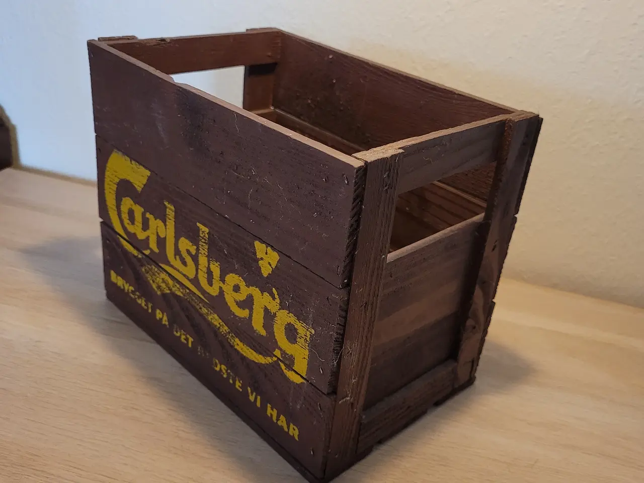 Billede 3 - Carlsberg mini træ ølkasse