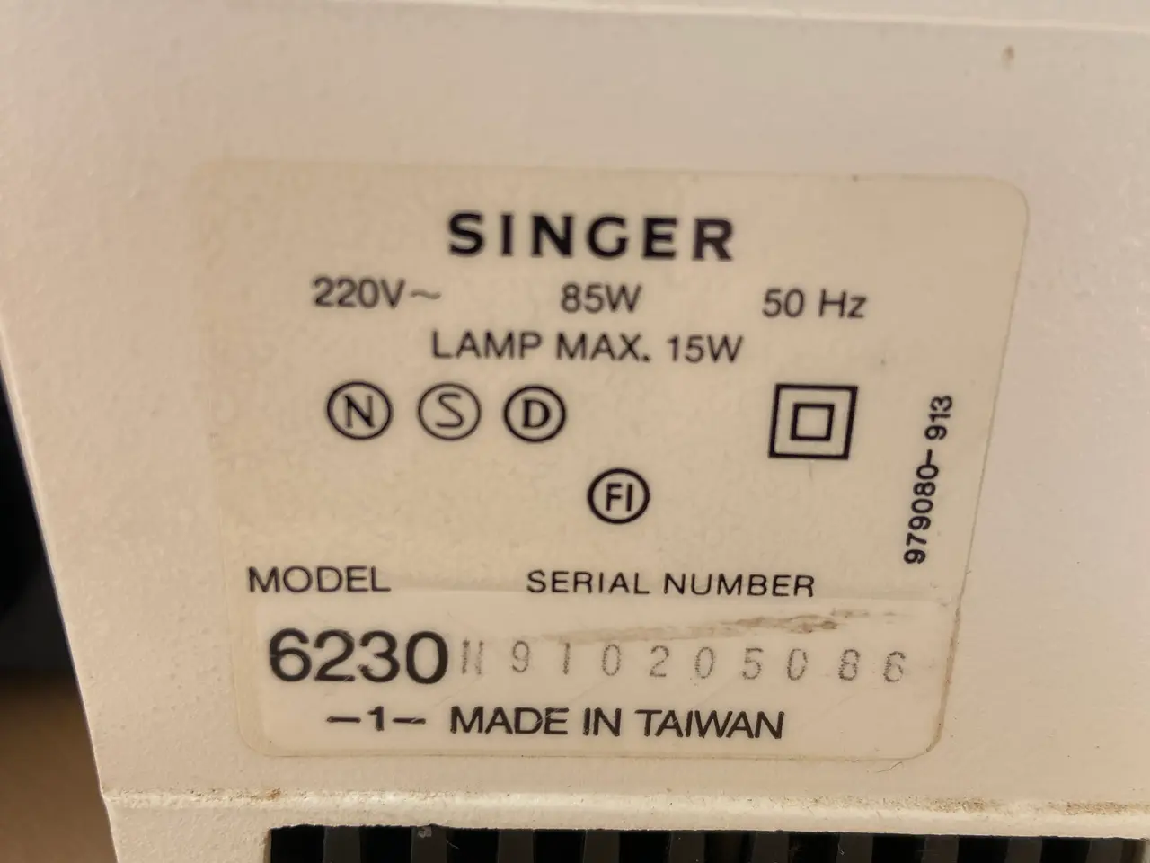 Billede 3 - Singer 6230 symaskine