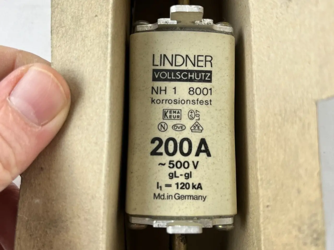 Billede 6 - Lindner Vollschutz NH1 8001.2007 Fuse 200A 500V