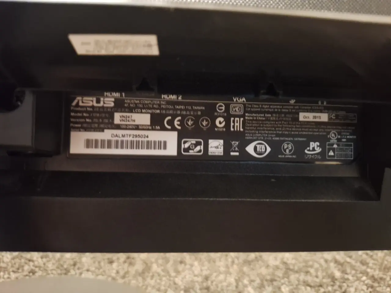 Billede 4 - Asus VN247H 24" Full HD LED