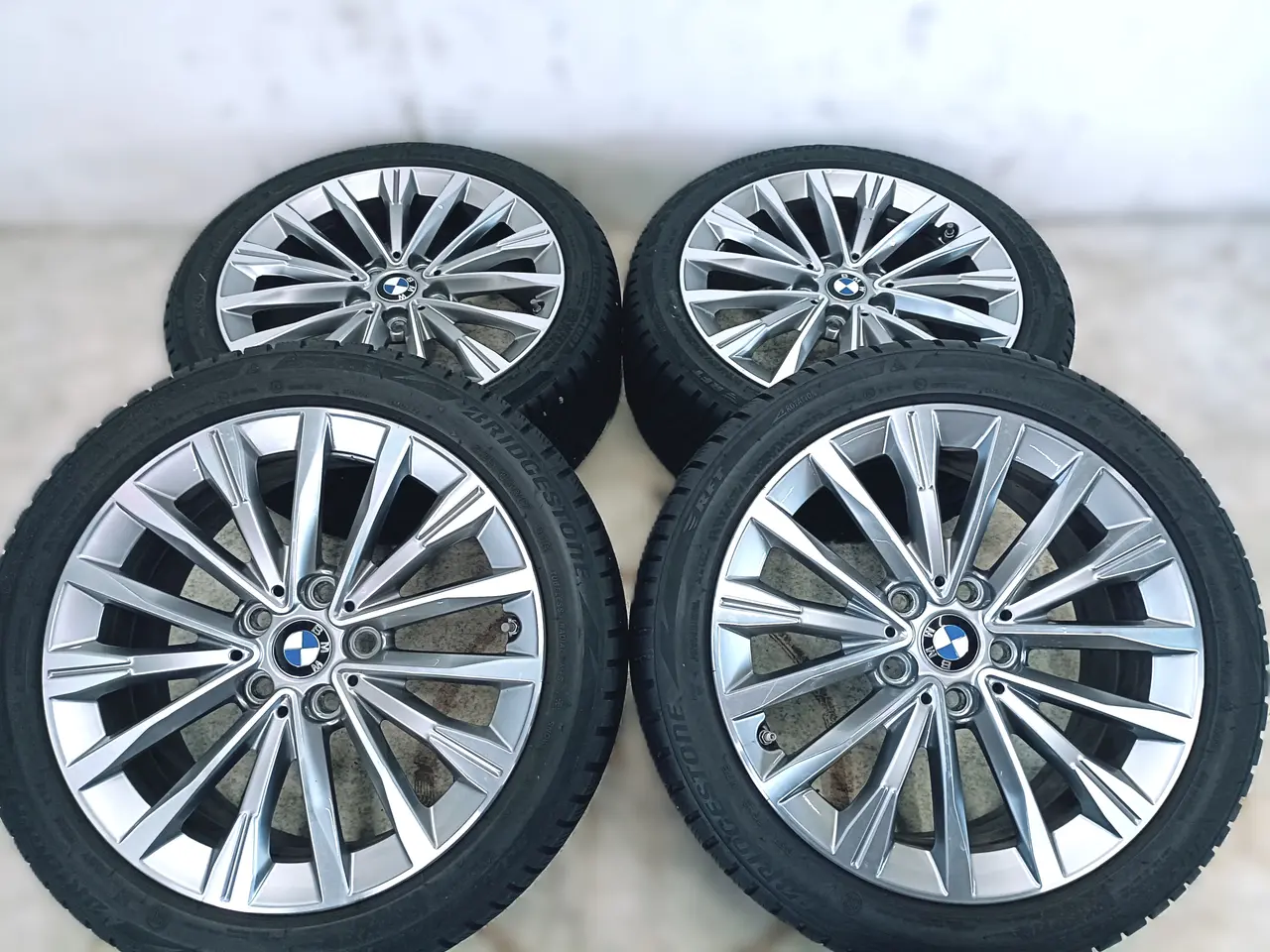 Billede 3 - 5x112 17" ET54 nav 66,6ø BMW vintersæt inkl. TPMS