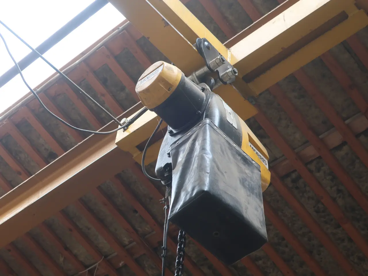 Billede 4 - Traverskran med el. kædetalje 1000 kg.