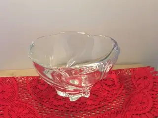 Stor glas skål af Allan Scharff for Holmegaard