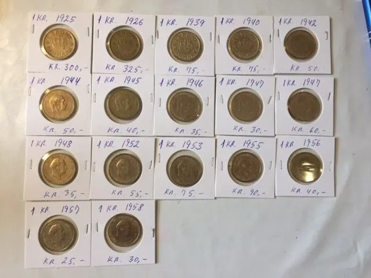 Billede 1 - Gule 1 kroner