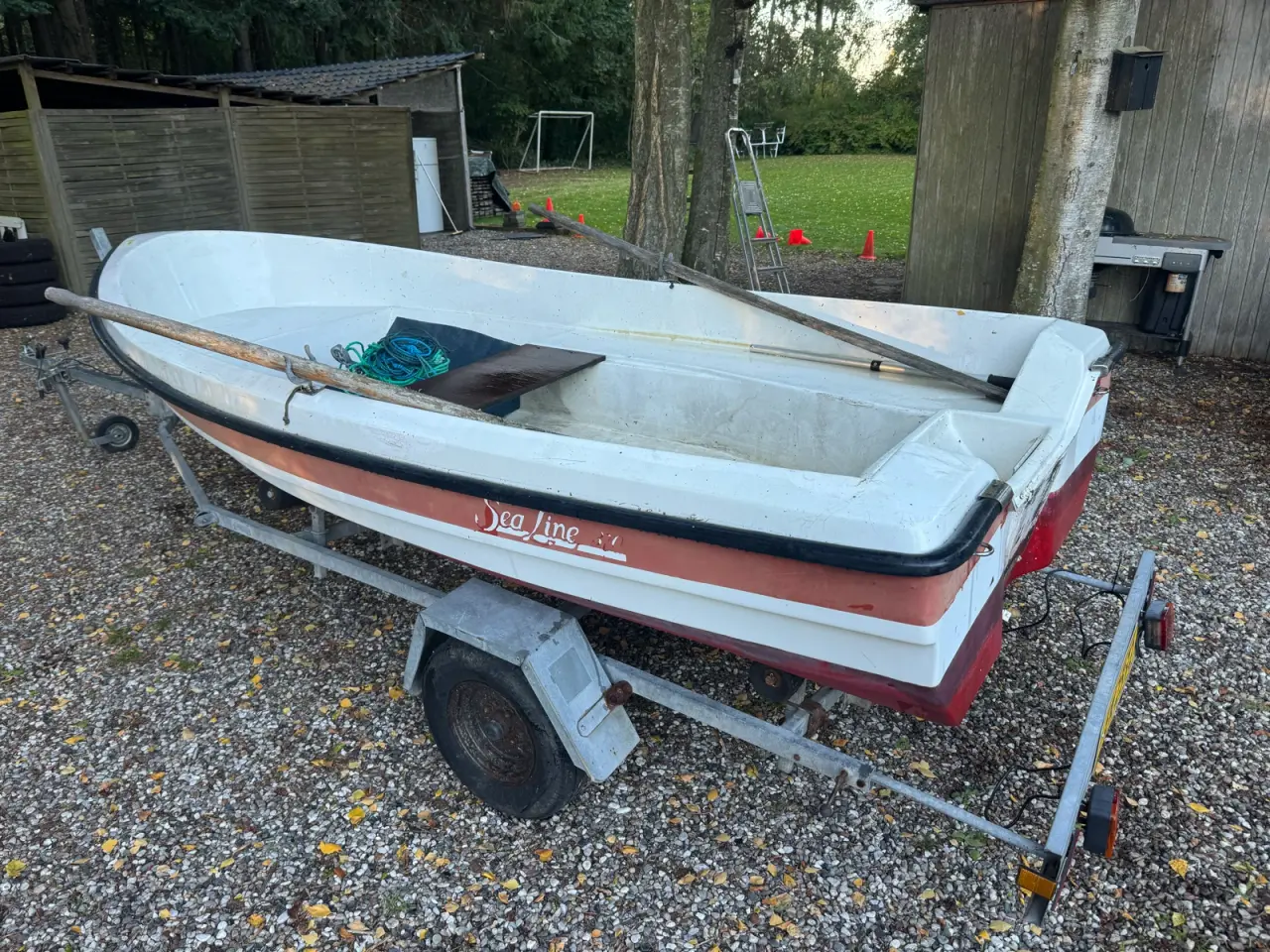 Billede 1 - Sealine 370 Og bådtrailer 500kg med plader og papi