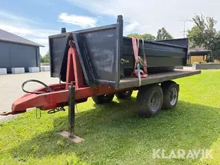 Kroghejsevogn med lad og container