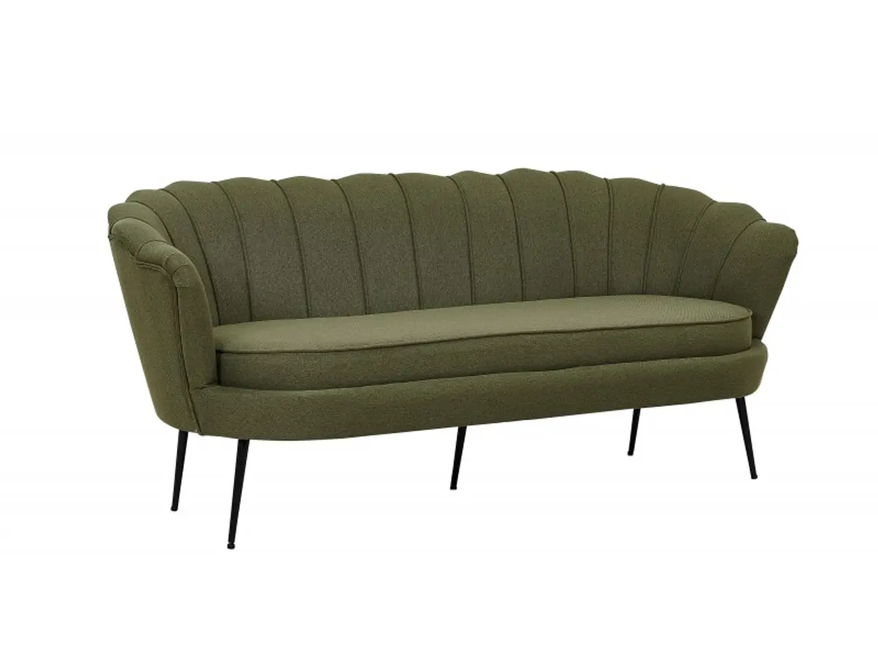 Billede 2 - Calais 3 personers Sofa - Sort og Grøn
