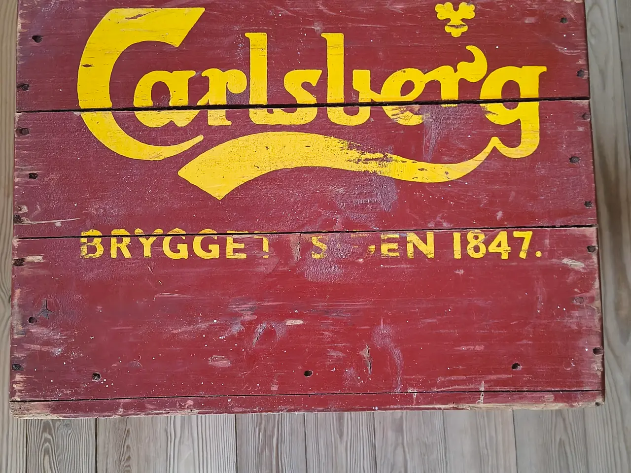 Billede 1 -  Carlsberg ølkasse