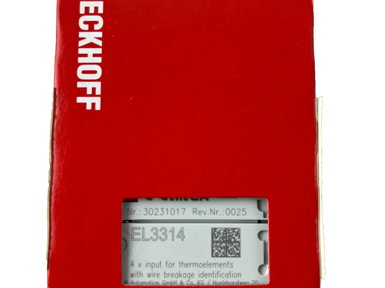 Billede 1 - Beckhoff EL3314 EtherCAT Terminal 4‑Channel Analog
