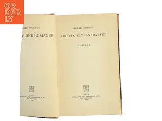 Kristin Lavransdatter. Husfrue 1 af Sigrid Undset (Bog)