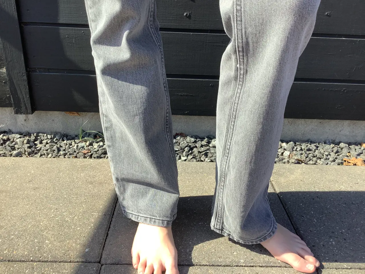 Billede 3 - Gina Tricot str. 32 grå jeans
