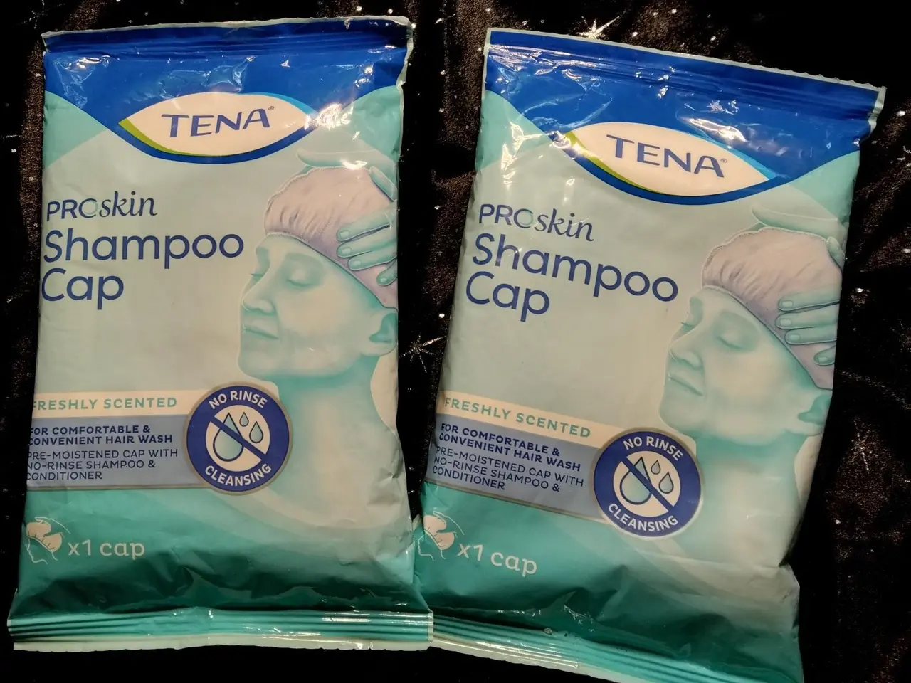Billede 1 - Vaskehætte Shampoo Cap Tena Ny x 2