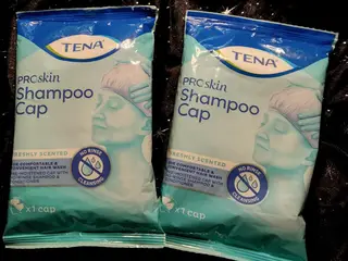 Vaskehætte Shampoo Cap Tena Ny x 2