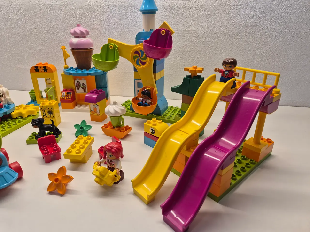 Billede 3 - Duplo Stor Forlystelsespark med Pariserhjul, Karru