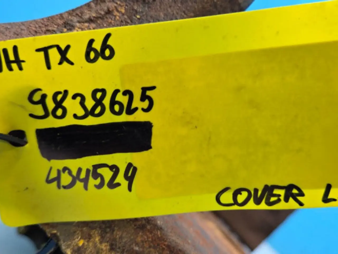 Billede 15 - New Holland TX66 Plade L. 9838625