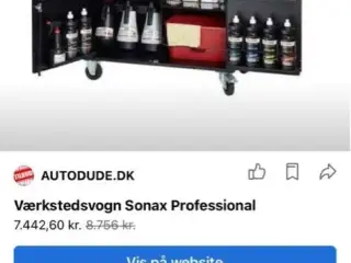 Bilpleje skab fra sonax
