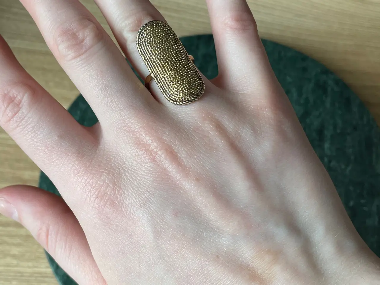 Billede 10 - Carré Jewellery forgyldt ring