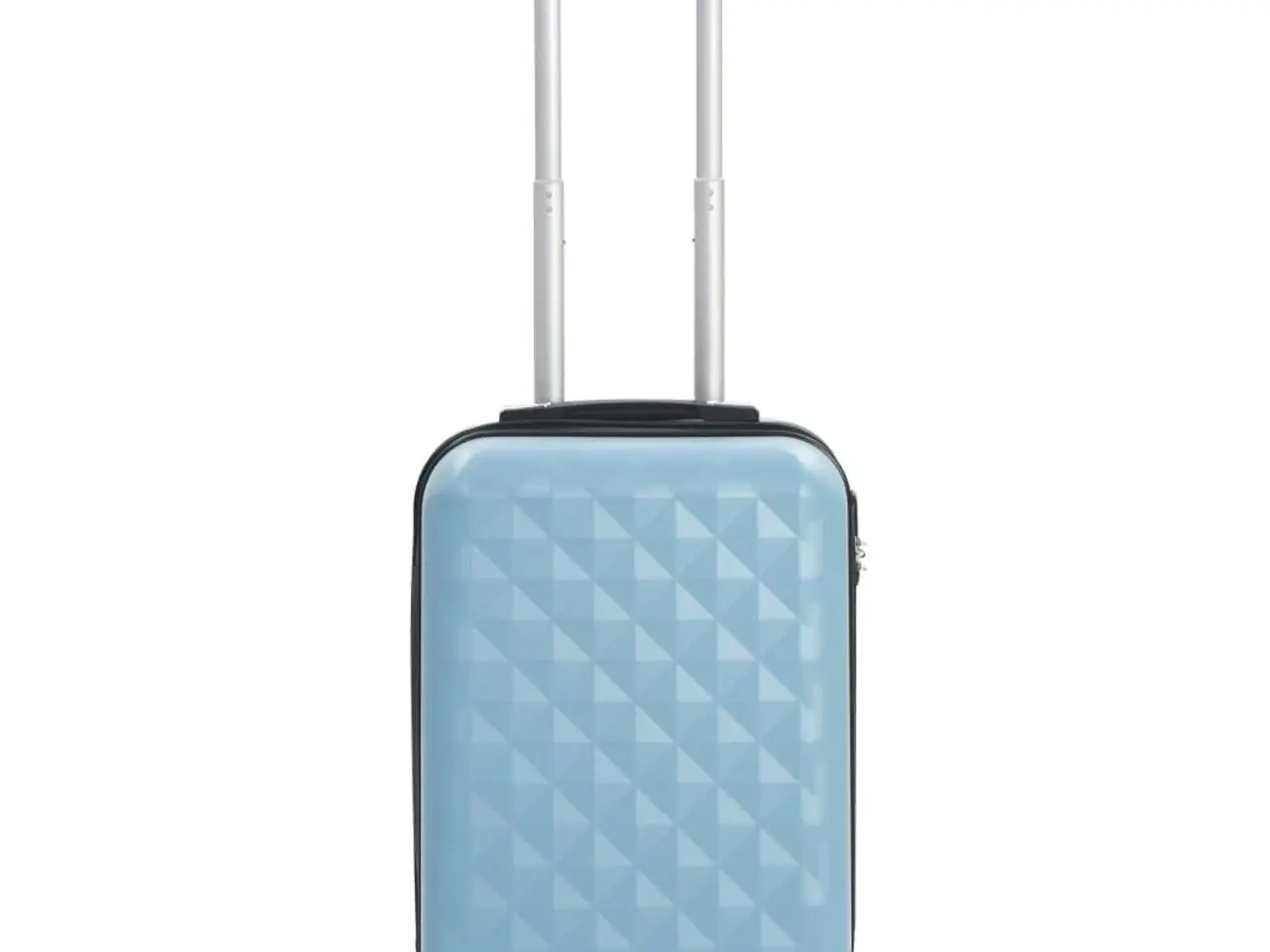 Billede 2 - Hardcase-kuffert i ABS - blå, 55 × 36 × 22 cm
