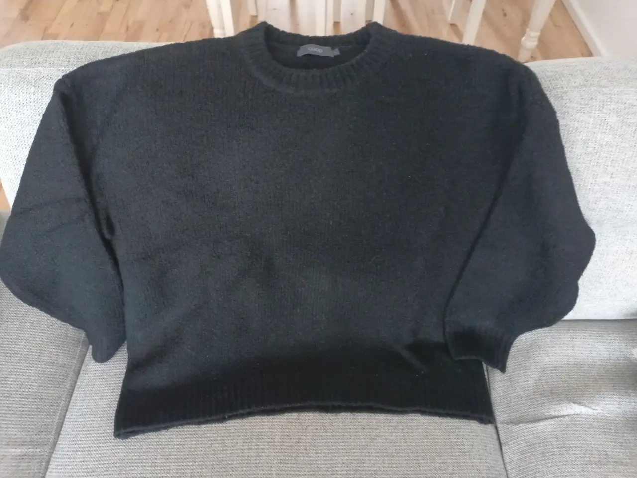 Billede 1 - Varm sort sweater str L