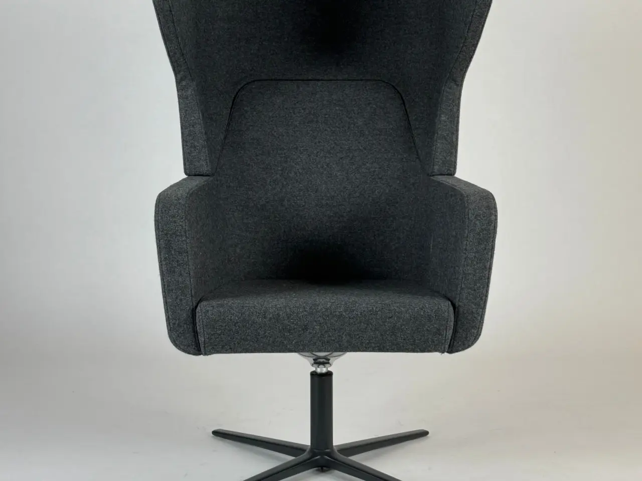 Billede 3 - Four Design Harc Tub High Back Loungestol – Mørkegrå med Antracit Stel