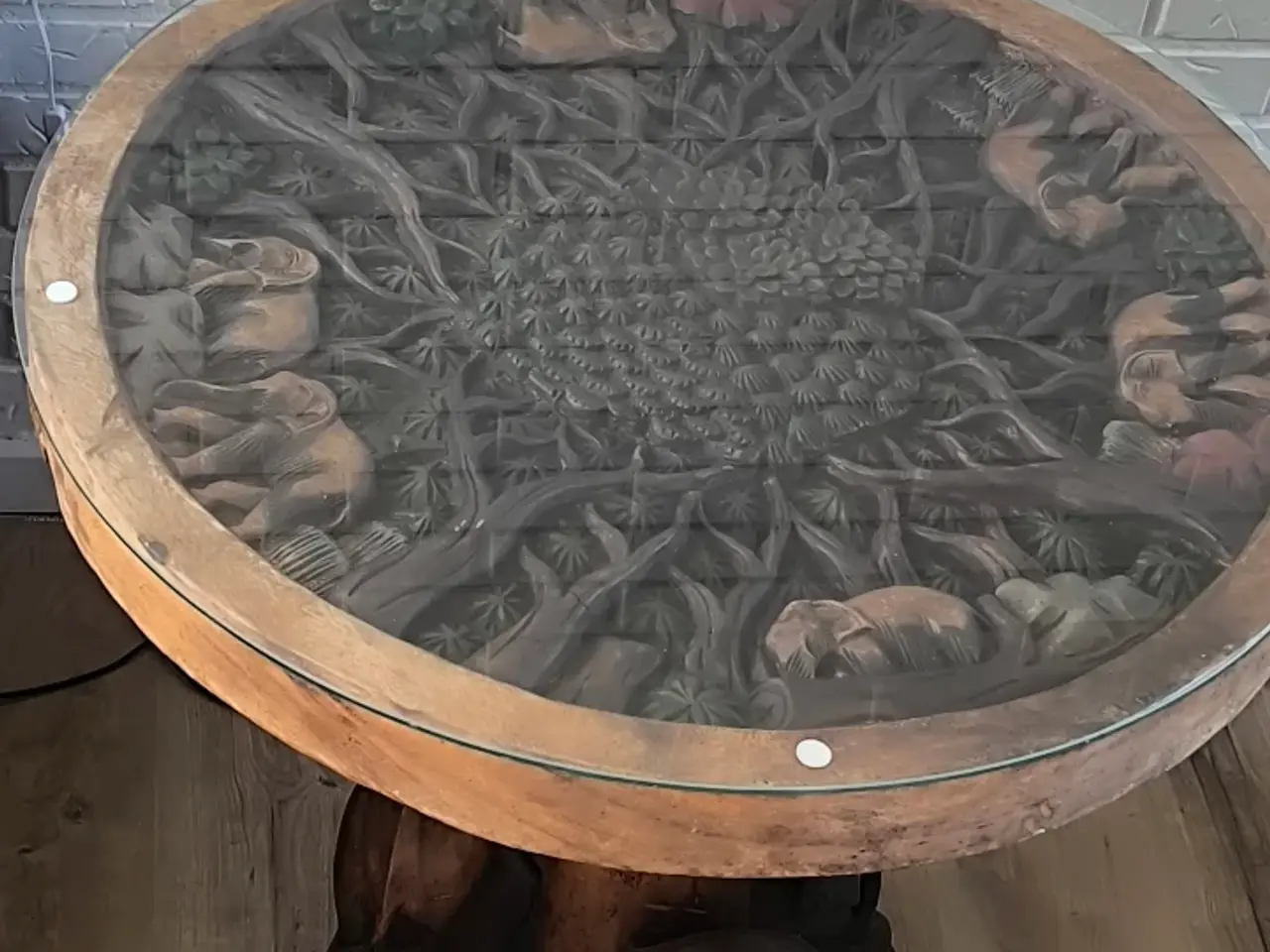 Billede 4 - Smukt og unikt elefant bord