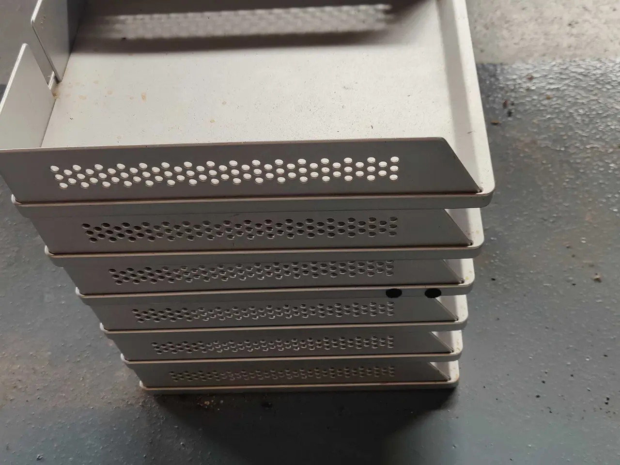 Billede 4 - Brevbakke 6 stk, metal