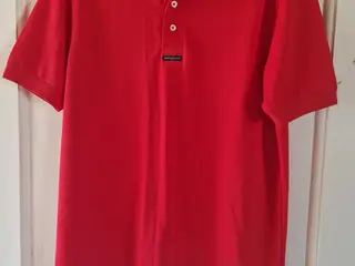Henri-Lloyd polo T-shirt M rød herre.Brugt én gang