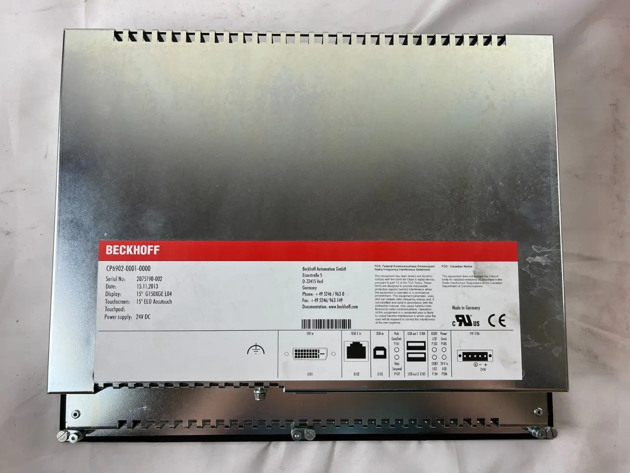 Billede 2 - Beckhoff CP6902-0001-0000 15" ELO Accutouch HMI DC
