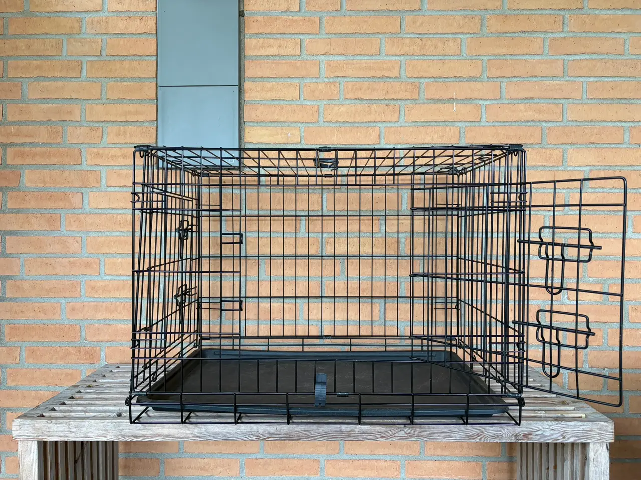 Billede 3 - Hundebur med twin door, sammenklappeligt