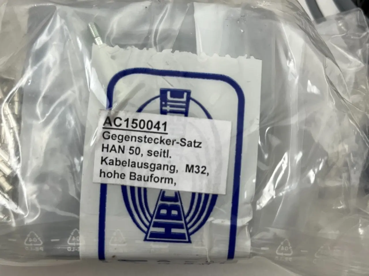 Billede 9 - HBC Radiomatic AC150041 Gegenstecker-Satz HAN 50