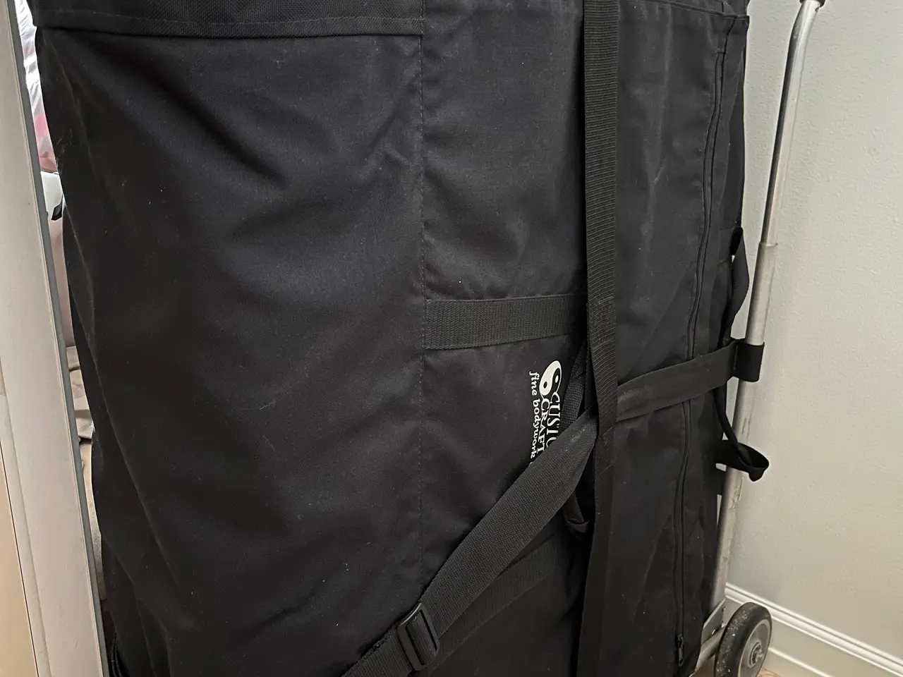 Billede 1 - Massagebriks letvægt i transporttaske- og vogn. 