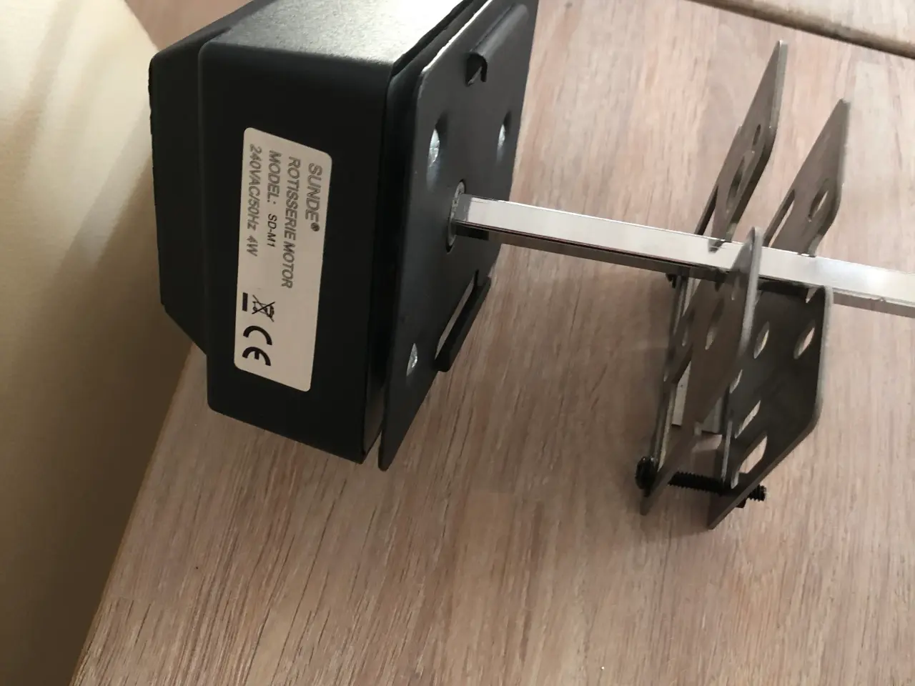 Billede 2 - Grillspyd med motor 