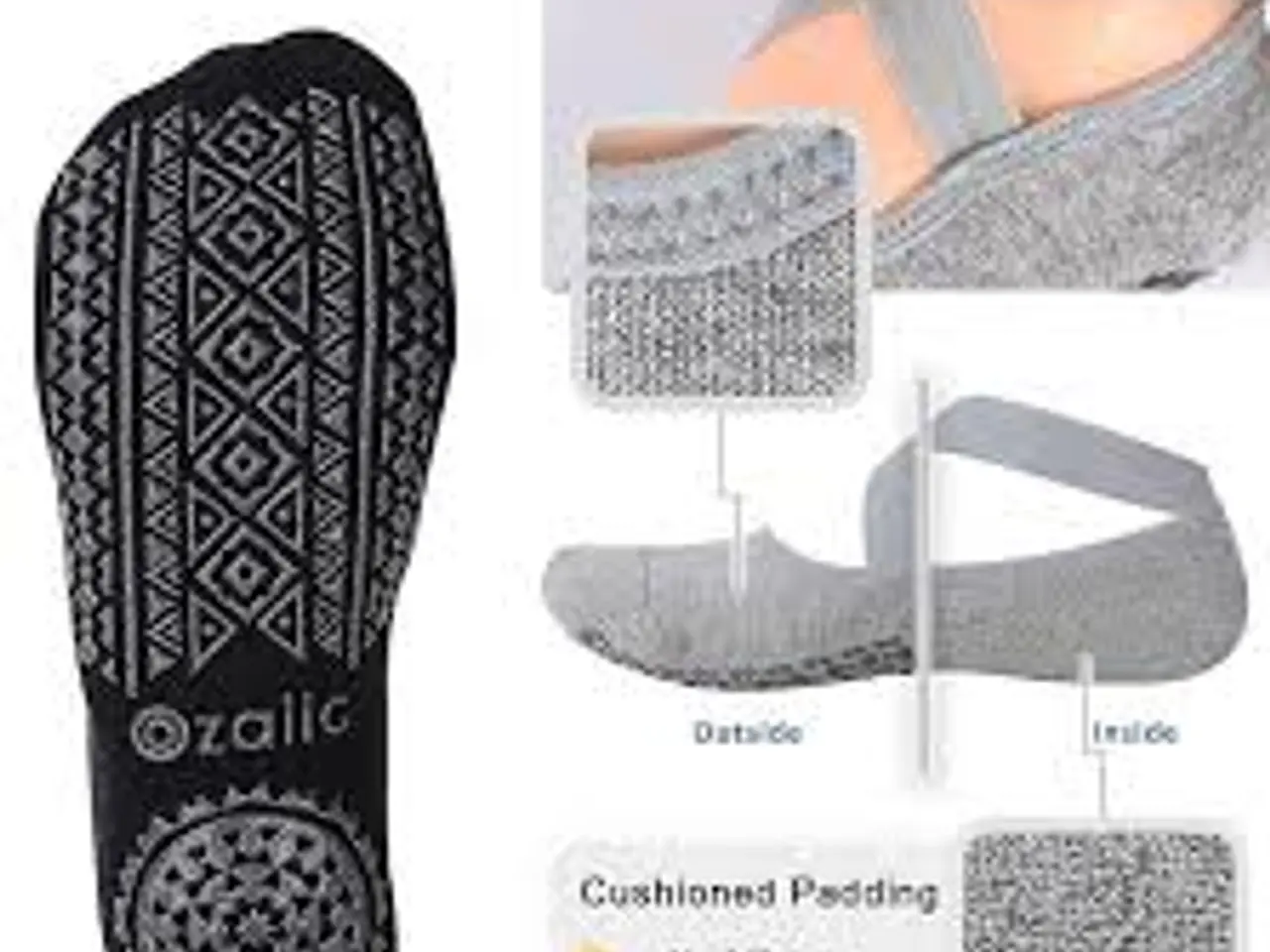 Billede 8 - Yoga/Pilates balerina socks