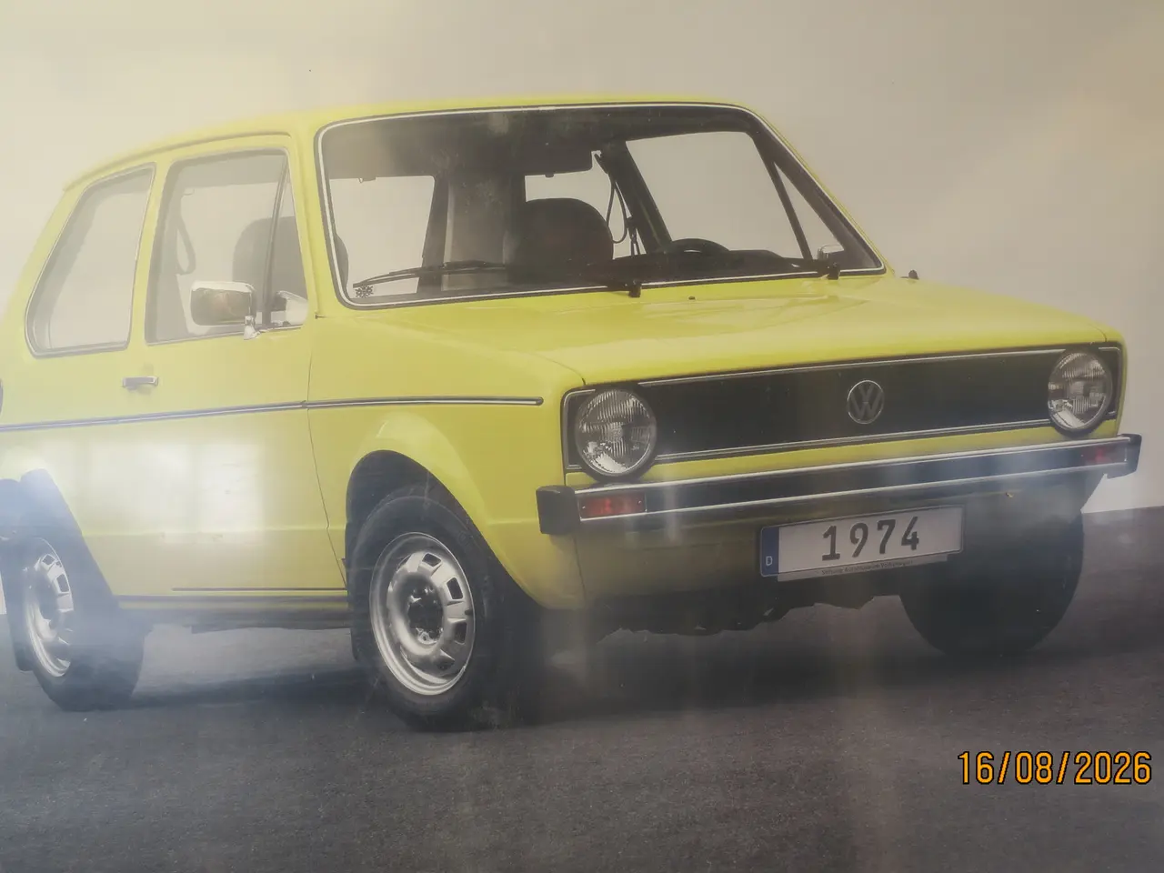 Billede 3 - 1 stk Plakat WV Golf 1 årg 1974