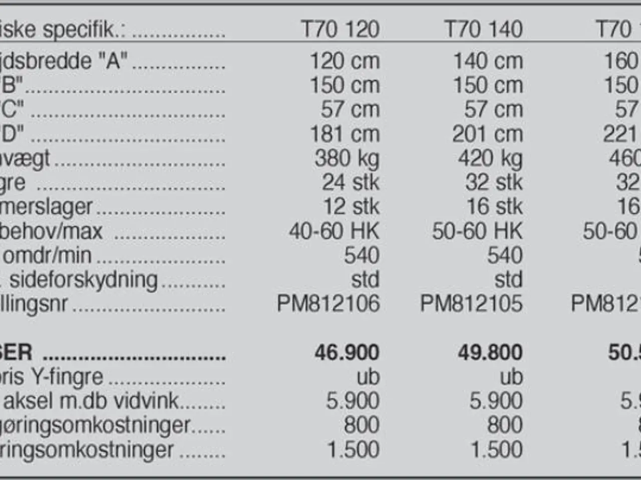 Billede 5 - Ortolan T 70 160 cm