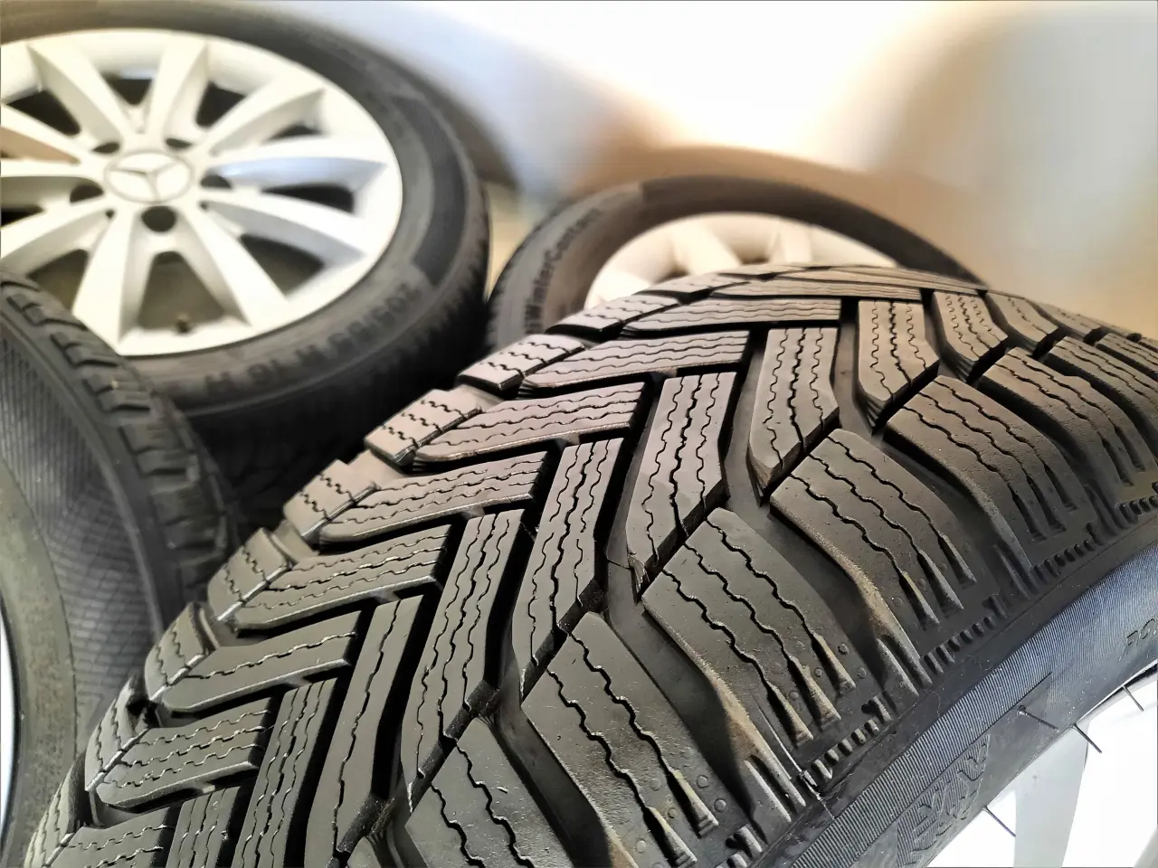 Billede 7 - 5x112 16" ET49 Mercedes vintersæt