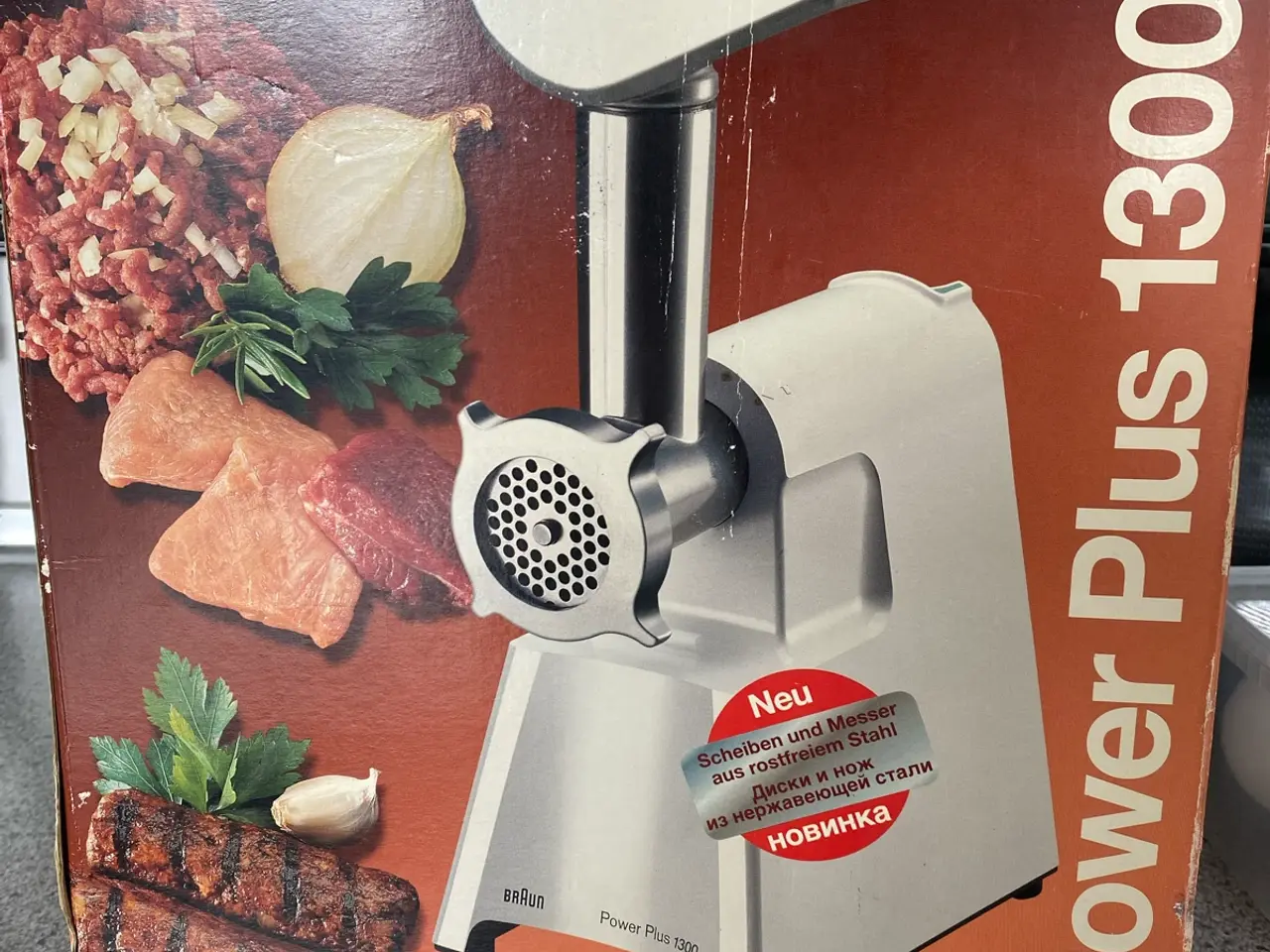 Billede 2 - Braun elektrisk kødhakker ny.