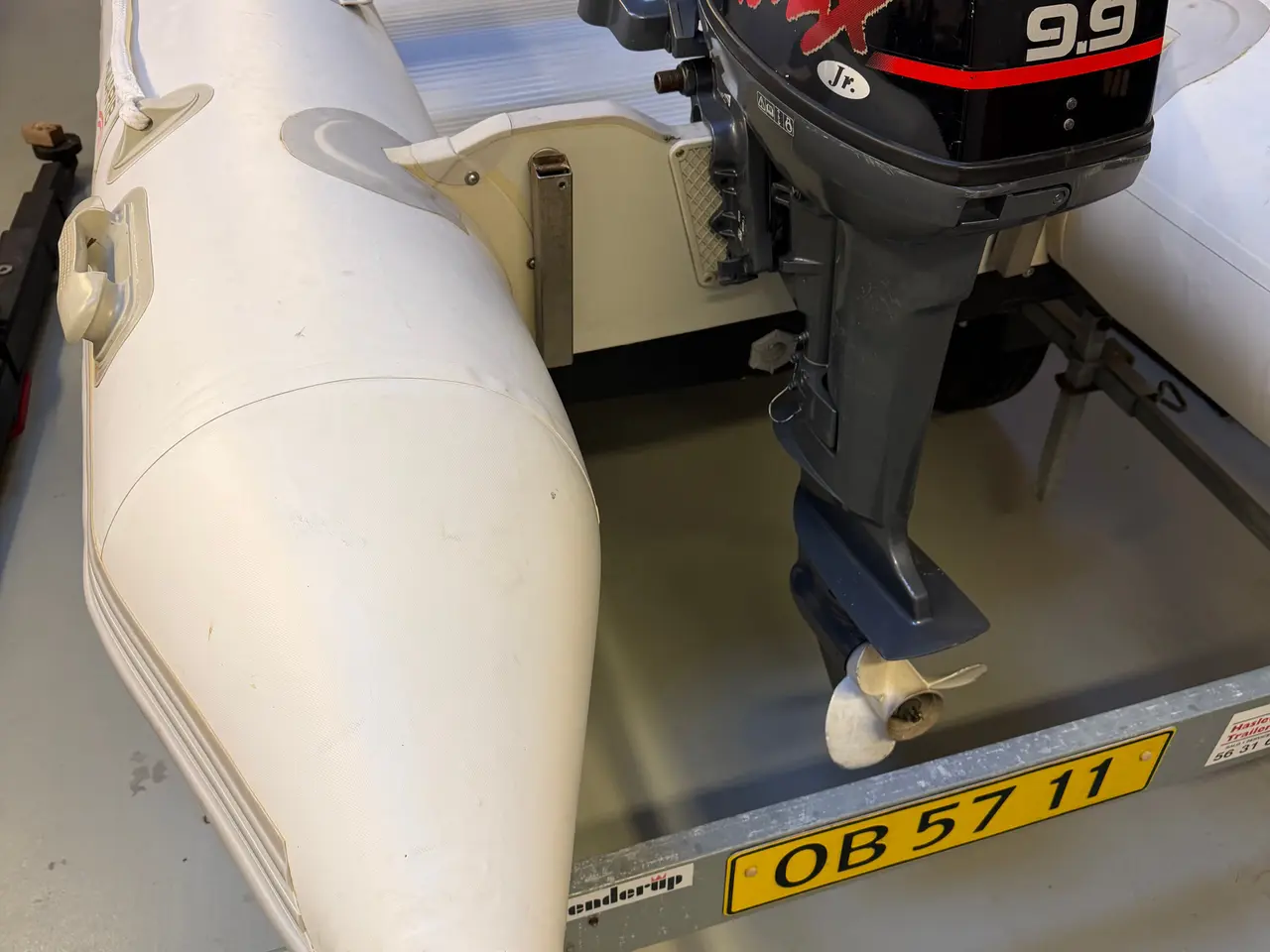 Billede 10 - đ€ Aquarib 360 + Yamaha V-Max 9,9 (afproppet) + tr