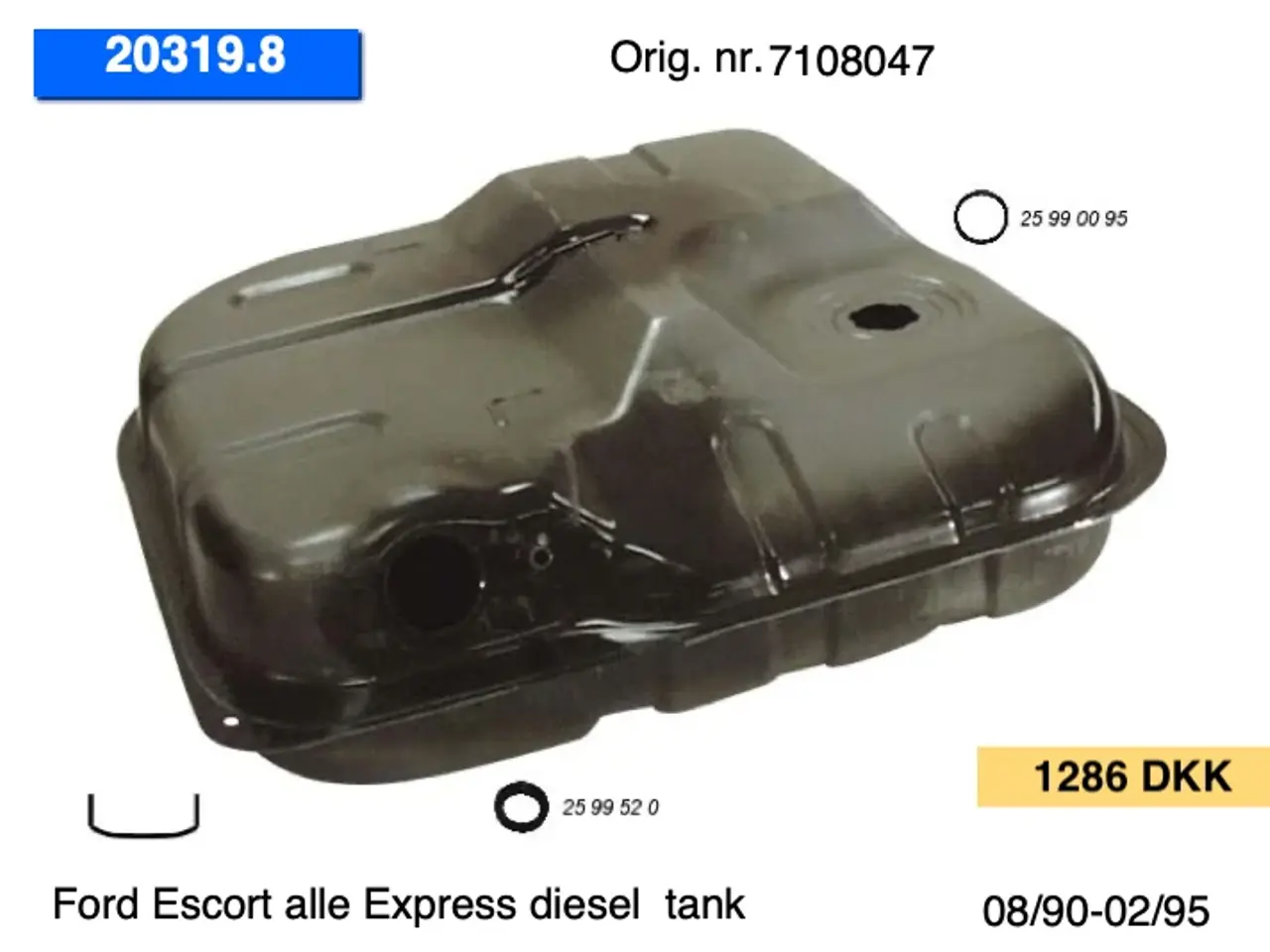 Billede 17 - Ford Escort (85-00) tanke