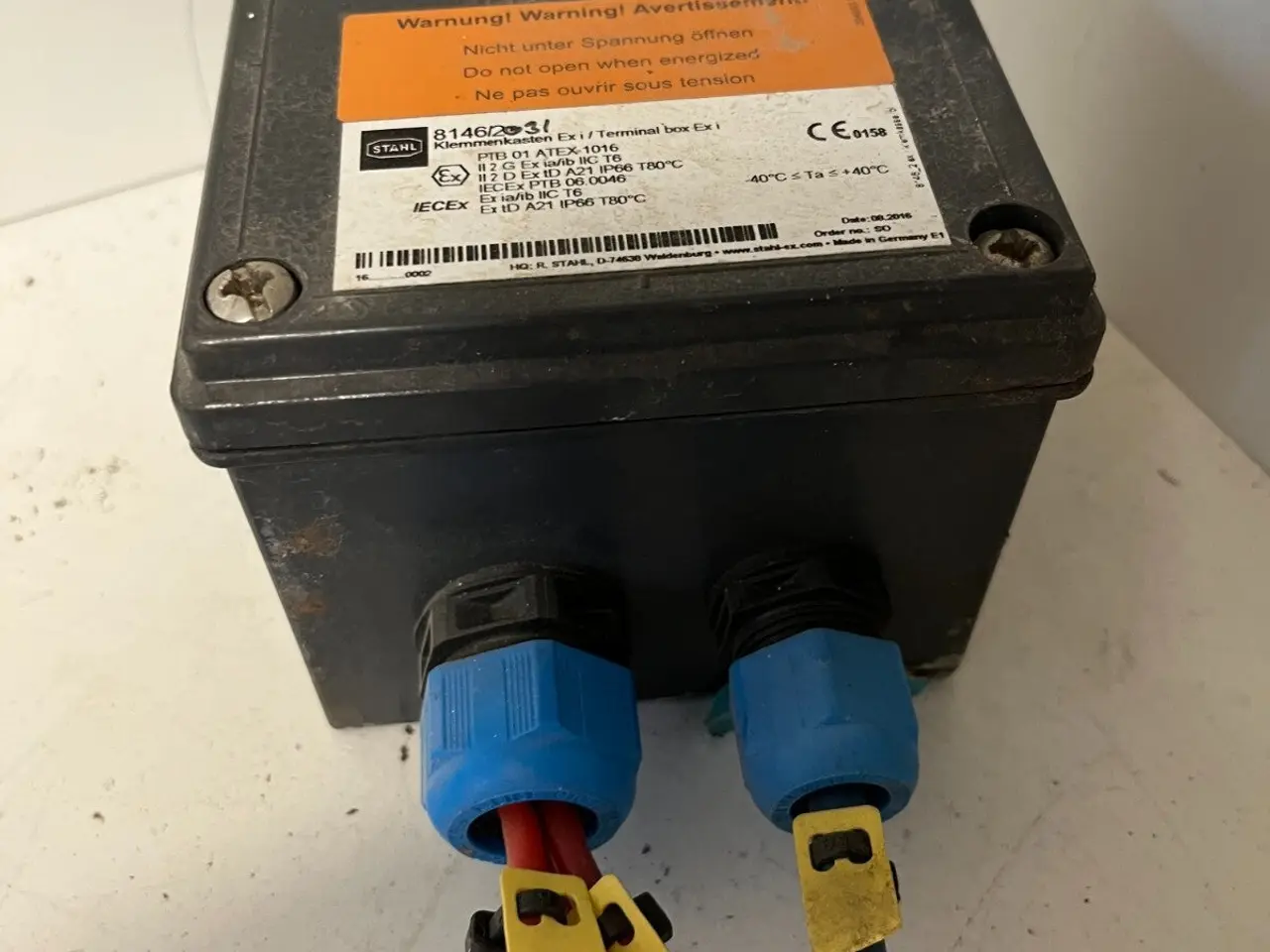 Billede 4 - Stahl 8146/31 Ex i Terminal Box - brugt Condition