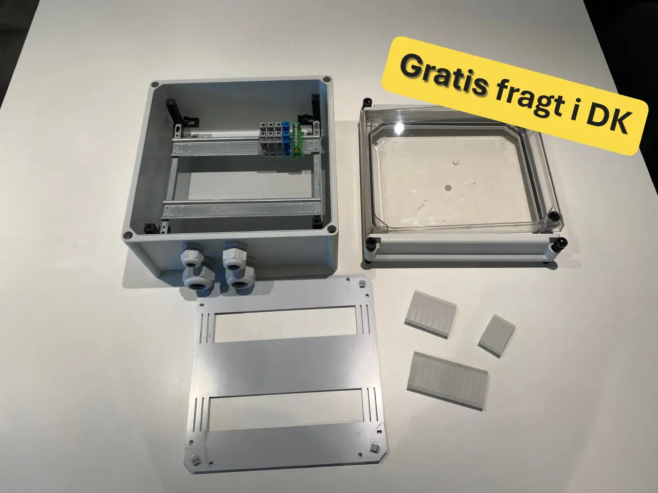 Billede 1 - Gruppetavle, Skinnekasse 2 X 12 Modul