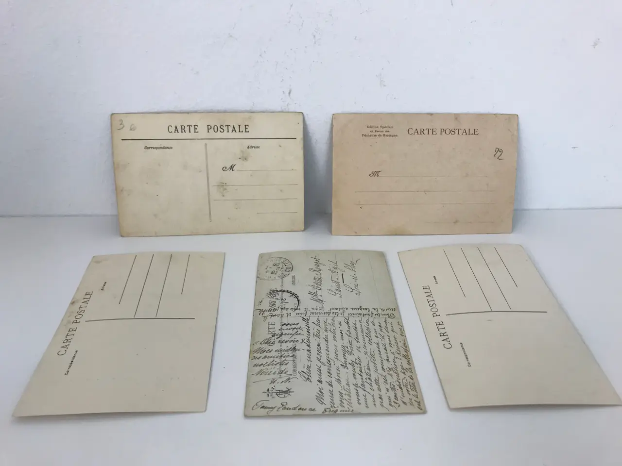 Billede 5 - 5 stk. vintage franske postkort
