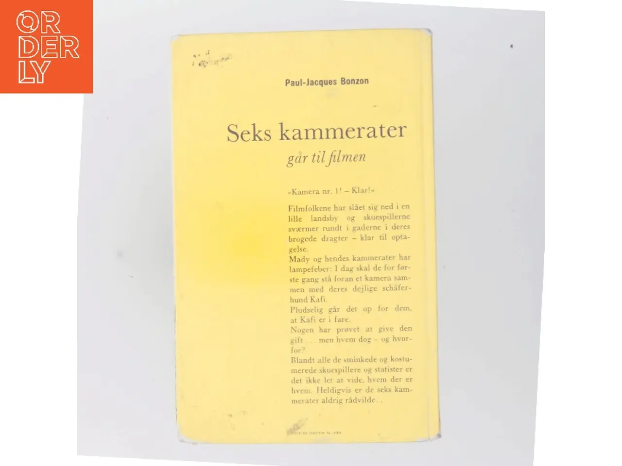 Billede 3 - Seks kammerater går til filmen af Paul-Jacques Bonzon (Bog)