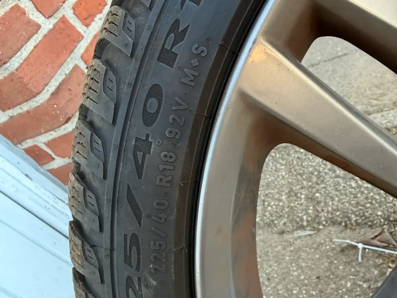 Billede 3 - Originale BMW Style 461M 18” alufælge med Pirelli