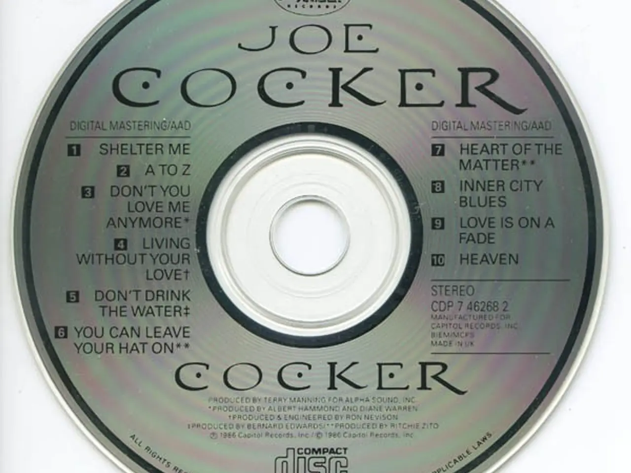 Billede 3 - Joe Cocker – Cocker – CD